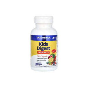 Kids Digest sabor Ponche de Frutas Tabletes mastigáveis - Enzymedica 60 Tabletes
