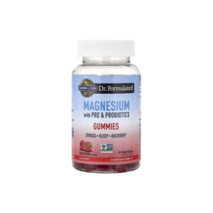 Magnésio Citrato 60 Gomas com Prebióticos e Probióticos - Garden of Life Framboesa