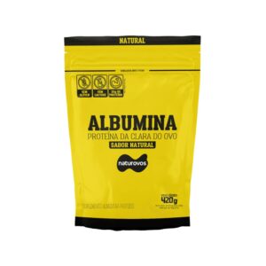 kit 2X Albumina 420g - Naturovos Baunilha
