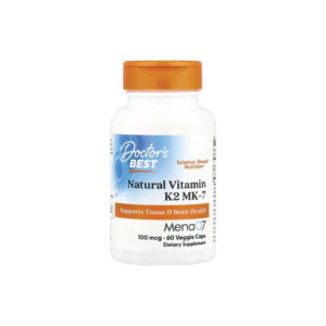 Vitamina K2 MK-7 Natural com MenaQ7 - Doctor's Best 100mcg 180 Cápsulas