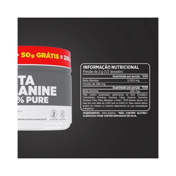 Beta Alanina 100% Pura - Atlhetica 200g