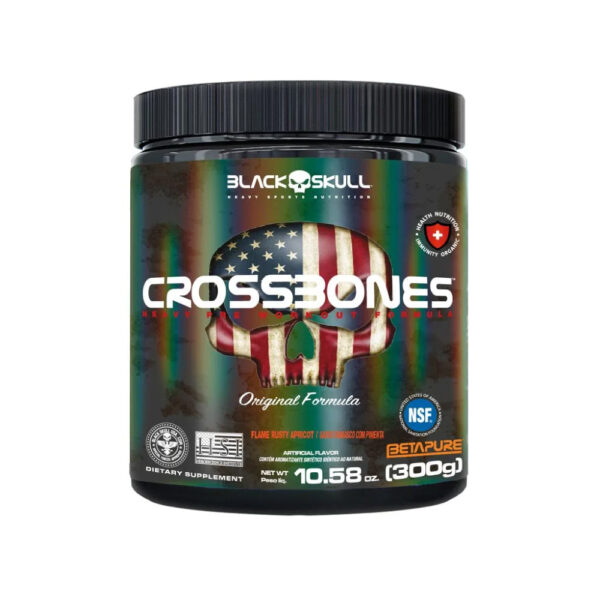 bhli-c33f543cb2f3b48adcc68b8b80bb9276b580f2c94c21d10caa Pré-treino Crossbones - Black Skull Rage Berry 150g