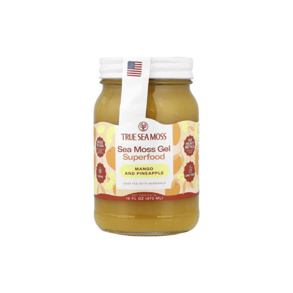 Superalimento em Gel de Musgo Marinho 473ml - True Sea Moss Morango