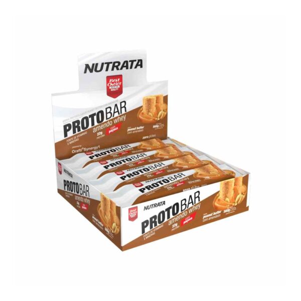 Protobar Caixa 8 unidades 70g - Nutrata Doce de leite Havana