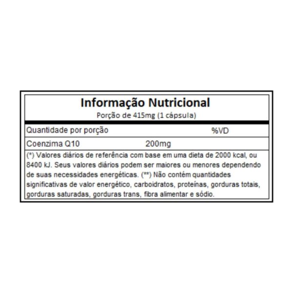 CoQ10 CLEANLAB 200MG - Atlhetica 60 Cápsulas