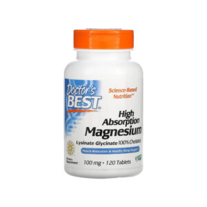 Magnésio de alta absorção 200mg - Doctor´s Best 240 tabletes