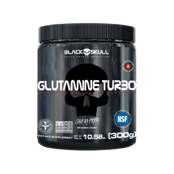 Glutamina TURBO - Black Skull 300g