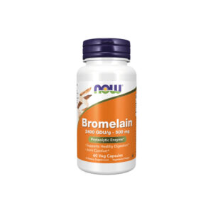 Bromelain (Bromelaína) 2400GDU/g 500mg - Now Foods 120 Cápsulas