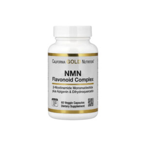 Complexo de Flavonoides de NMN com Apigenina e Taxifolina - California Gold Nutrition 60 Cápsulas