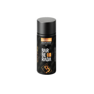 Fibra capilar maquiagem masculina 25g - Barberada Castanho escuro