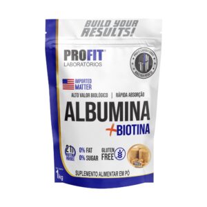 Albumina + Biotina 1kg - PROFIT Baunilha
