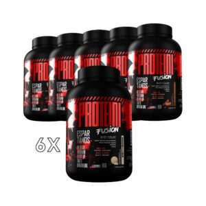 Kit Atacado Caixa Fechada 6x Protein Fusion Whey Isolate 900g cada - Espartanos Baunilha