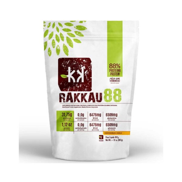 bhli-db553157fc3648c6c5be39cbc71d7652feee77e620d24a994e Proteína Vegana Rakkau 88 Refil de 907g - RAKKAU Paçoca