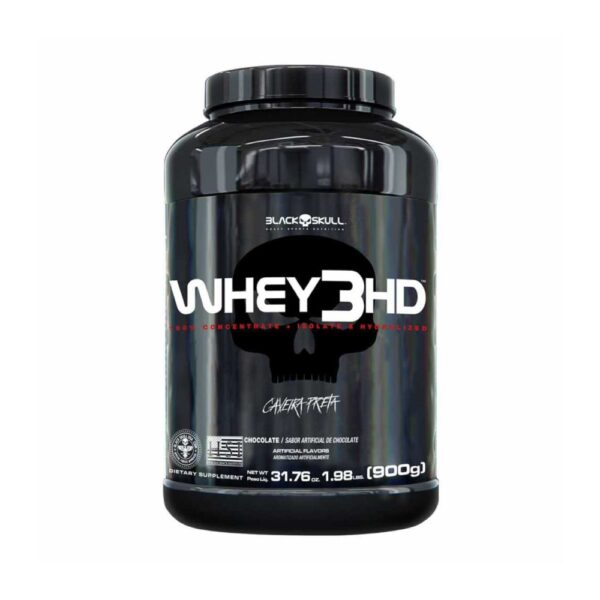 Whey 3HD - Black Skull Morango 900g