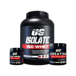 Kit Massa Muscular US Nutrition Baunilha
