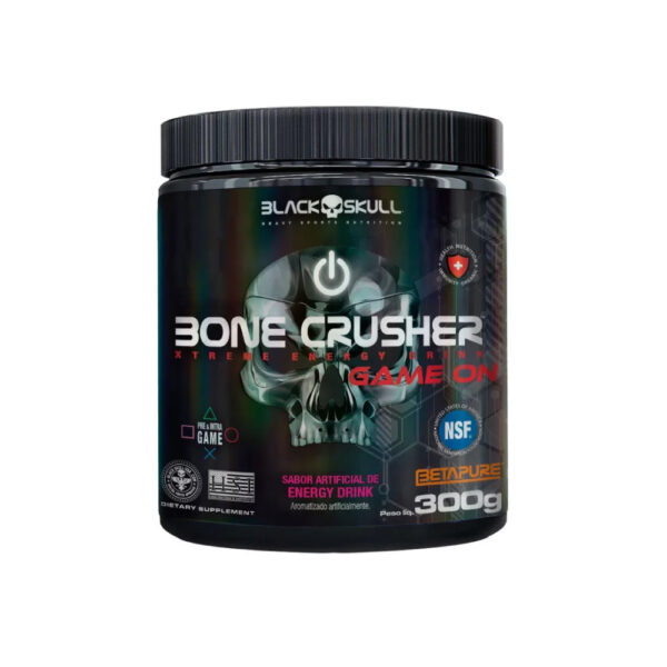 Bone Crusher Game On 300g - Black Skull Energy Drink