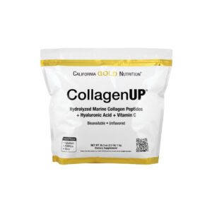 CollagenUP® Peptídeos de Colágeno Marinho Hidrolisado com Ácido Hialurônico e Vitamina C - California Gold Nutrition 206g
