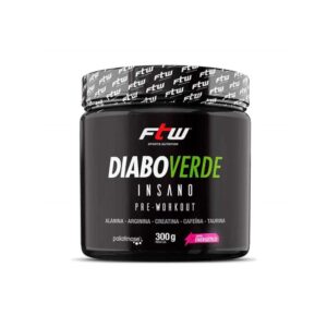 Pré-treino Diabo Verde Insano - FTW Maçã verde 300g