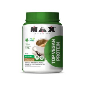 Top Vegan Protein 600g - Max Titanium Café com leite