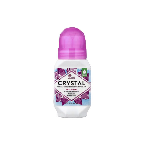 Desodorante Roll-on Enriquecido com Minerais 66ml - Crystal Lavanda e Chá Branco