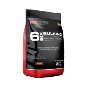 Hipercalórico 6 Six Bulking Gainers Protein 6kg - Bodybuilders Baunilha