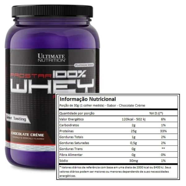 Prostar 100% Whey Protein - Ultimate Nutrition Banana 907g