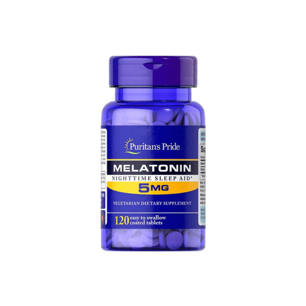 bhli-f55b45c9298abf0df6df1ff3f35ecabbcb7df047de95898a8e Melatonina 5mg - Puritan's Pride 120 Tabletes