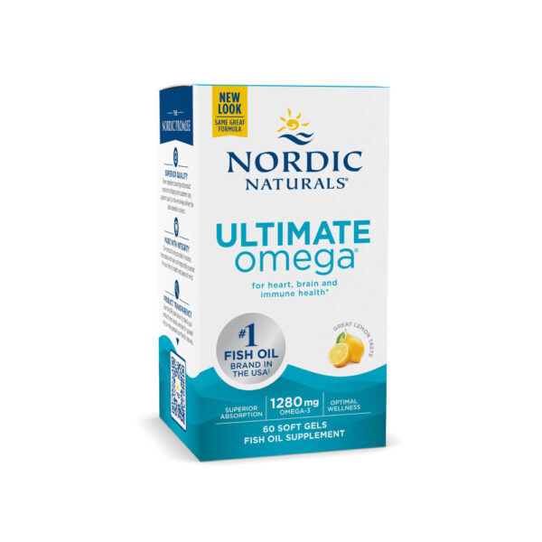Ultimate Omega 1280mg Sabor Limão - Nordic Naturals 120 softgels
