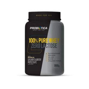 100% PURE Whey Zero Lactose 900g - Probiótica Baunilha