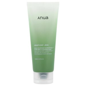 Espuma de Limpeza Profunda de Poros Quercetinol Heartleaf 150 ml - Anua
