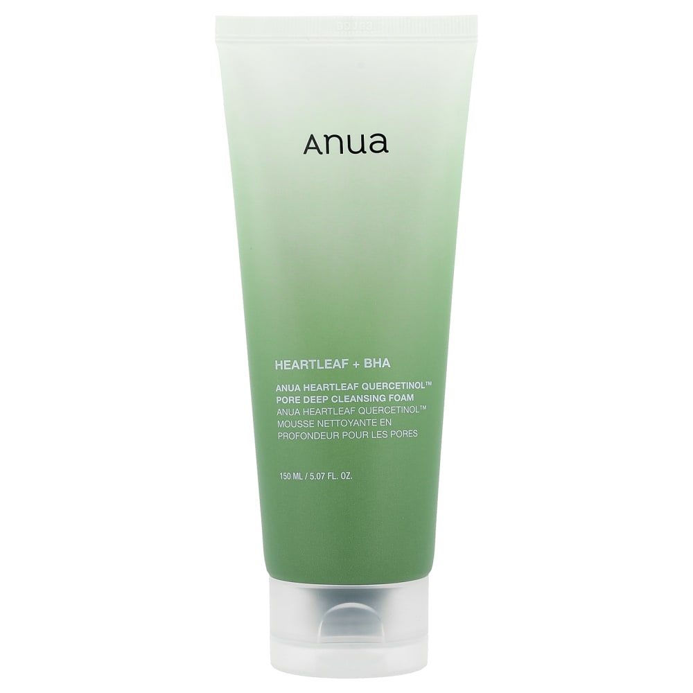 Espuma de Limpeza Profunda de Poros Quercetinol Heartleaf 150 ml - Anua