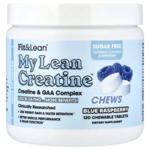 My Lean Creatina Mastigavel Framboesa Azul 120 Comprimidos - Fit e Lean