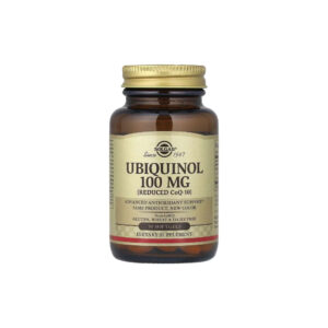 Ubiquinol Reduced CoQ10 100 mg 50 Cápsulas Gelatinosas Moles - Solgar