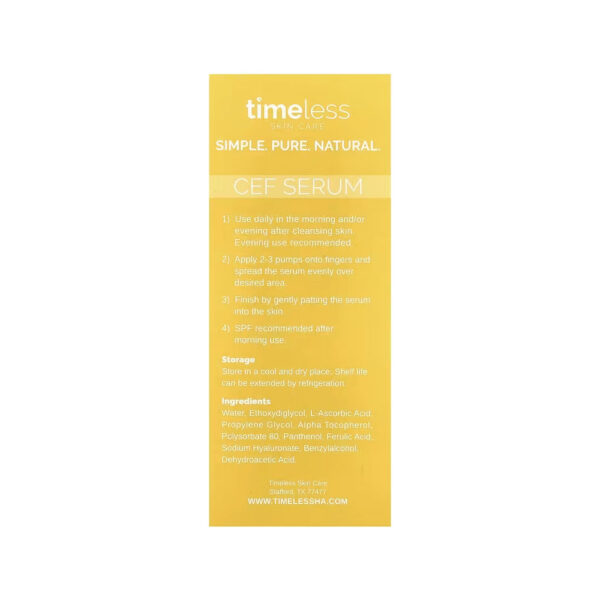 Sérum de Vitamina C a 20% 30ml - Timeless Skin Care