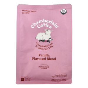 Café Arábica Orgânico Moído Torra Média Baunilha 283 g - Chamberlain Coffee
