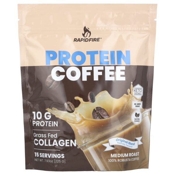 Café de Proteína Mistura Original Torra Média 225 g - RAPIDFIRE