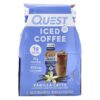 Café Gelado Latte de Baunilha 4 Frascos 296 ml Cada - Quest Nutrition