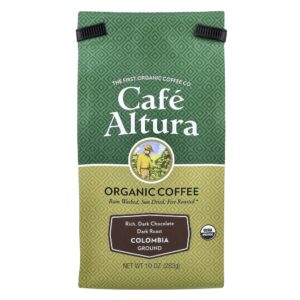 Café Orgânico Colômbia Moído Torrado Escuro 283 g - Cafe Altura