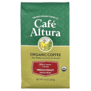 Café Orgânico em Grãos Torra Francesa 283 g - Cafe Altura