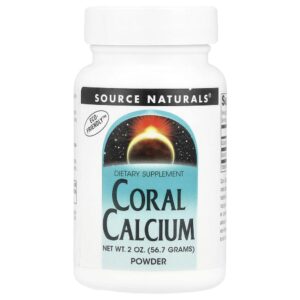 Cálcio de Coral em Pó 57 g - Source Naturals