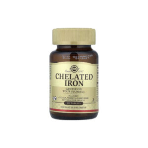 Ferro Quelado Chelated Iron 25mg 100 Comprimidos - Solgar