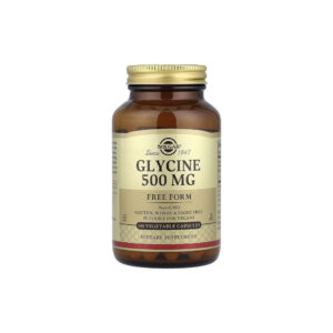 Glicina 500 mg 100 Cápsulas Vegetais - Solgar