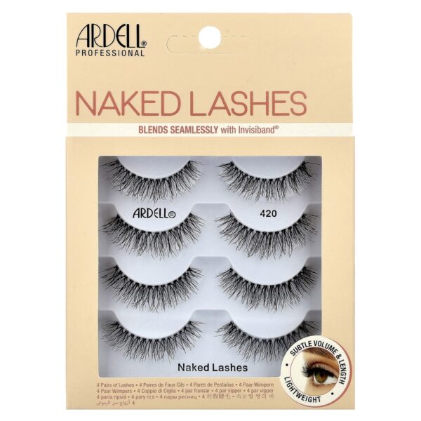Cílios Postiços Naked Lashes 420 Kit com 4 Pares - Ardell