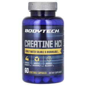 Cloridrato de Creatina HCL 750 mg 60 Cápsulas Vegetais - BodyTech