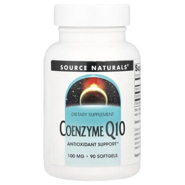 Coenzima Q10 CoQ10 100 mg 90 Softgels - Source Naturals
