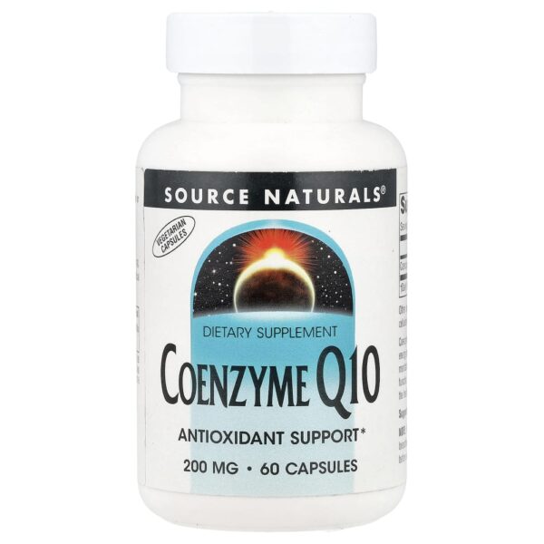 Coenzima Q10 CoQ10 200 mg 60 Cápsulas - Source Naturals