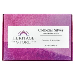 Colloidal Silver Soap Sabonete em Barra 100 g - Heritage Store
