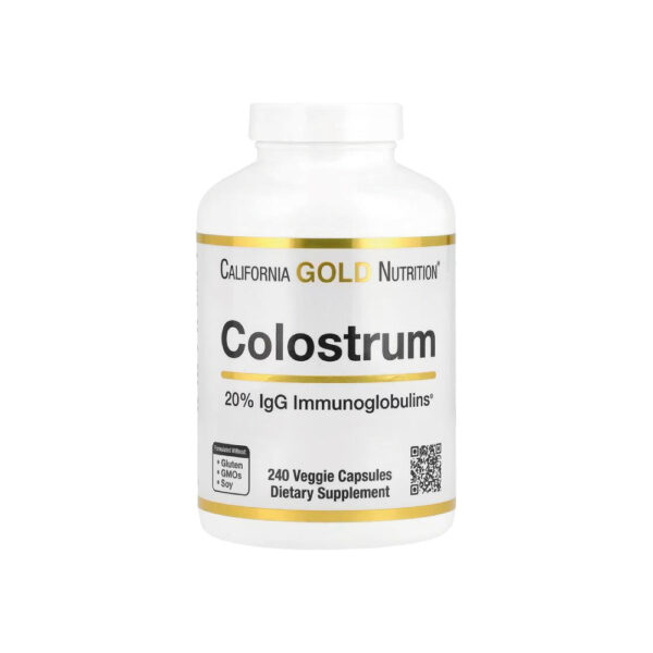 Colostro 1000mg 240 Veg Cápsulas - California Gold Nutrition