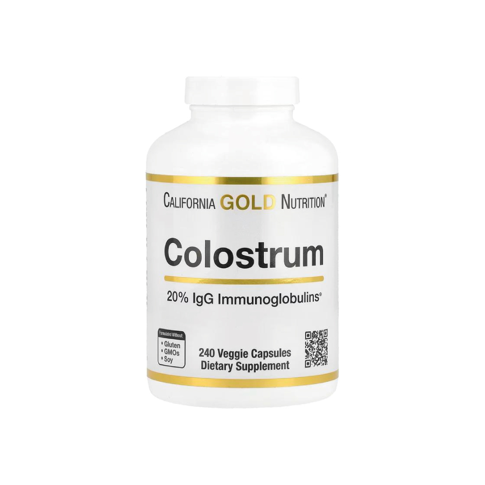 Colostro 1000mg 240 Veg Cápsulas - California Gold Nutrition