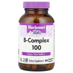 Complexo B 100 100 Cápsulas Vegetais - Bluebonnet Nutrition